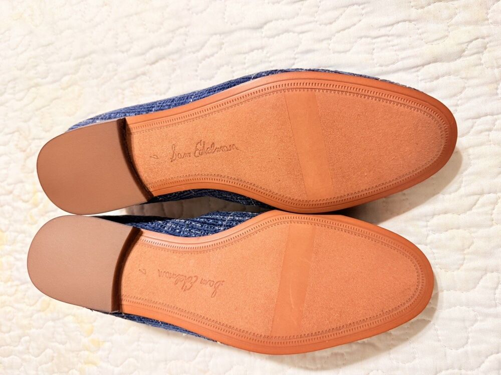 Sam Edelman Atlantic Blue Loraine Bit Loafer  Size 7 MSRP$150 Elegant NWOB - Picture 7 of 9
